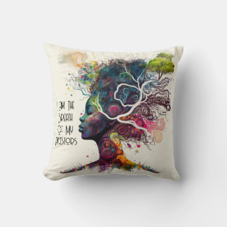 Coussin Des Ancêtres De Femmes Inspirées Jettent De L'Orei