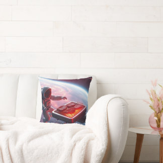 Coussin Des astronautes cuisent le poulet dans l'espace - 