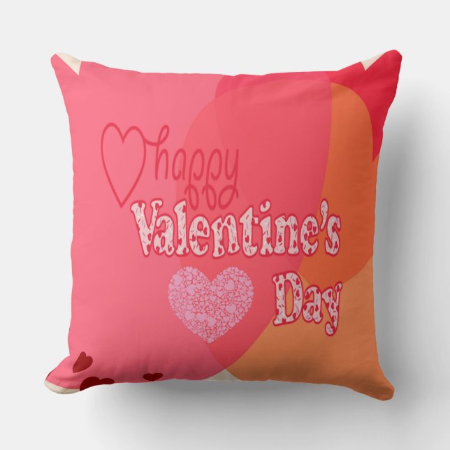 Coussin des Coeurs de la Saint-Valentin (Recto)
