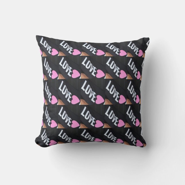 coussin des coeurs roses (Recto)