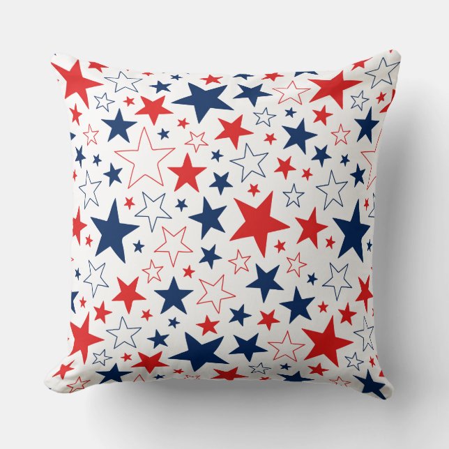 Coussin des étoiles patriotiques (Recto)