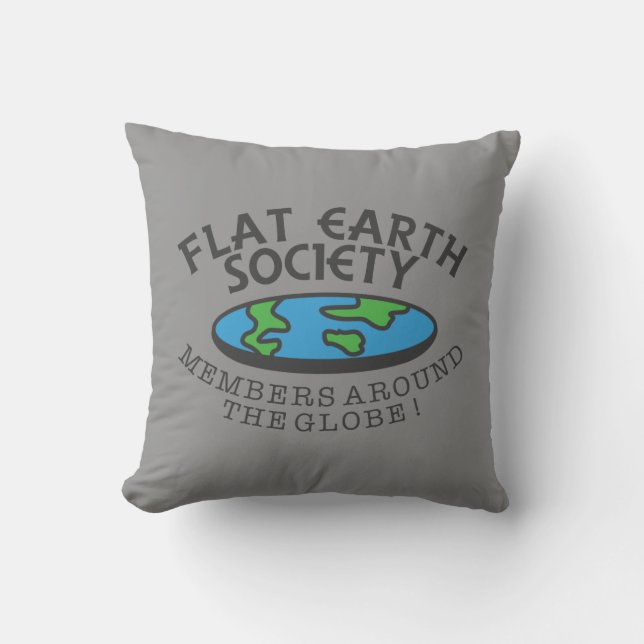 Coussin Des Membres De La Société Planète Autour Du Monde (Recto)