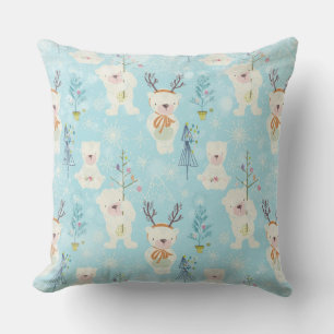 Coussin Des ours et Noël Motif pour enfants