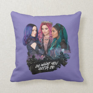 Coussin Descendants 3  Faites ce que vous devez faire