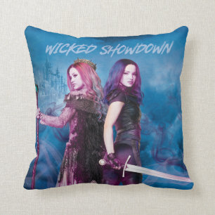 Coussin Descendants 3 Mal & Audrey - Bombardement méchan