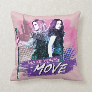 Coussin Descendants 3 Mal & Audrey - Faites votre démén