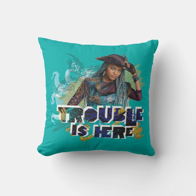 Coussin Descendants| Uma| Le problème est là (Recto)