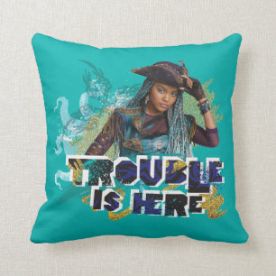 Coussin Descendants  Uma  Le problème est là