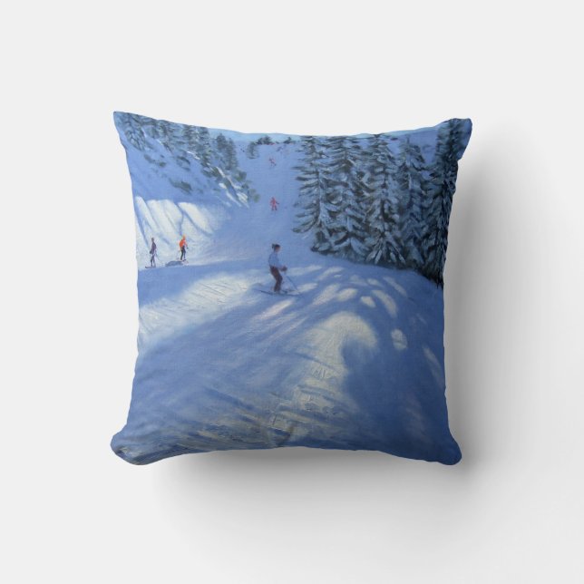 Coussin Descente de ski de Morzine (Recto)