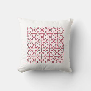 Coussin Design arabe rouge Décor Ramadan
