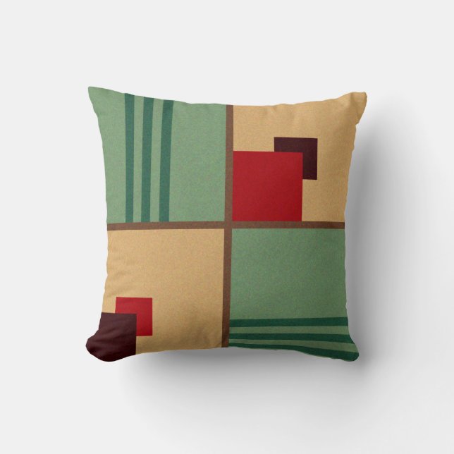 Coussin Design Art déco des années 1930 (Recto)