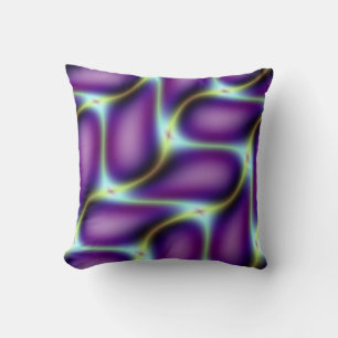 Coussin Design Art Déco violet