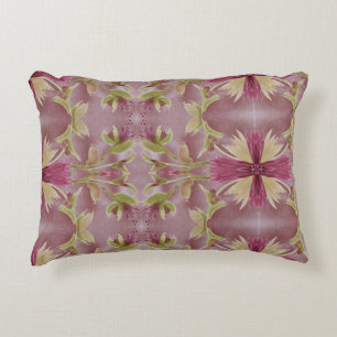 Coussin design avec Bourgogne et vert olive