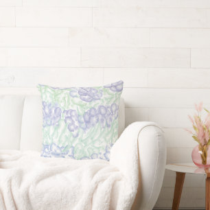 Coussin Design d'aquarelle Lilac