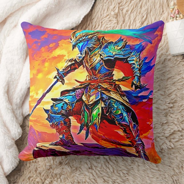 Coussin Design de héros d'armure dynamique (Couverture)
