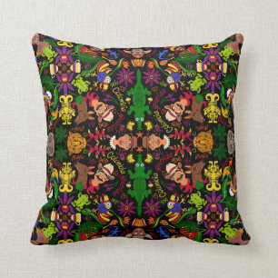Coussin Design exotique, magique et charmant Colombie moti