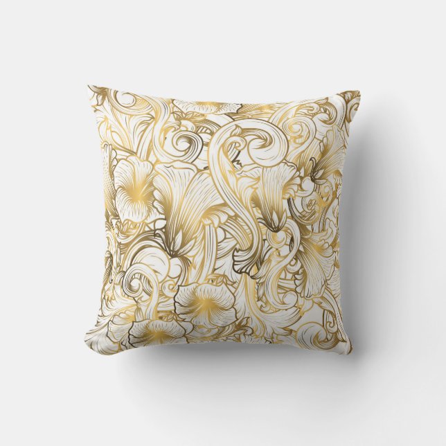 Coussin Design floral (Recto)