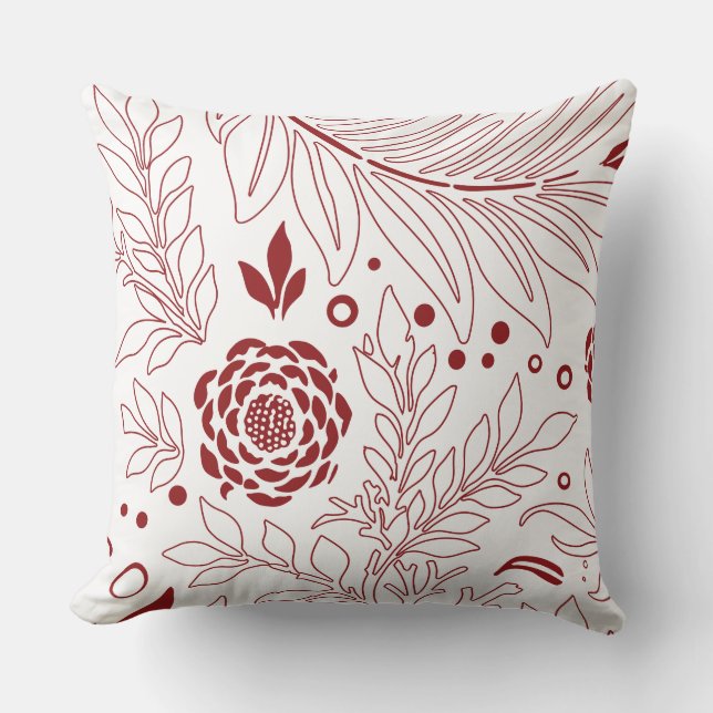 Coussin Design floral 28 (Recto)