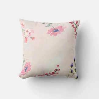Coussin Design floral unique
