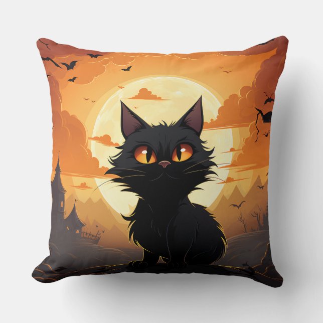 Coussin Design Halloween (Recto)