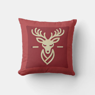 Coussin Design minimaliste Reindeer - Décor De Vacances Él