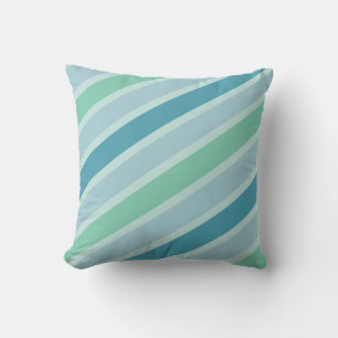 Coussin Design moderne de motifs verts et bleus