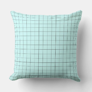 Coussin Design moderne Lignes Tartan Pastel Couleurs Couss