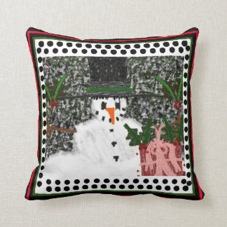 Coussin Design noir Team Fran Snowman