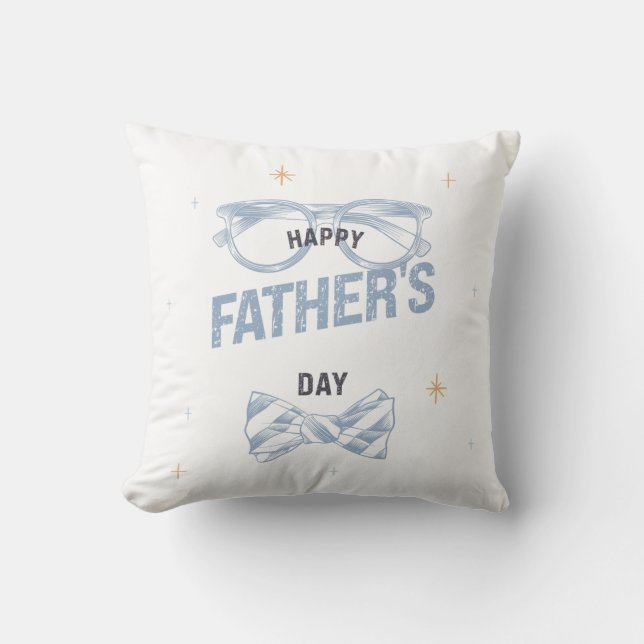 Coussin Design papa unique pour les fêtes de Fête des père (Recto)