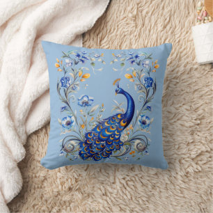 Coussin Design Peacock classique - Un cadeau élégant pour 