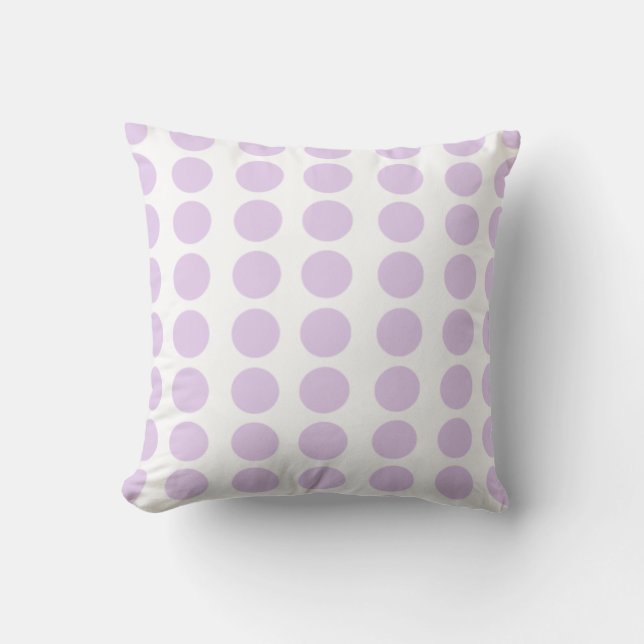 Coussin Design Pois de lavande (Recto)