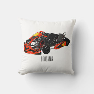 Coussin dessin animé de Kart racing