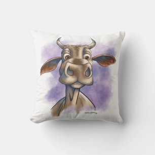 Coussin Dessin animé de vache Brahman