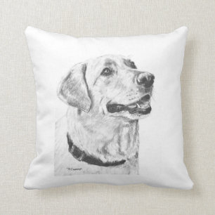 Coussin Dessin de labrador retriever