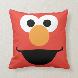 Coussin Dessin de visage d'Elmo