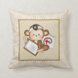 Coussin Dessin-dessinateur Monkey Fun Pillow