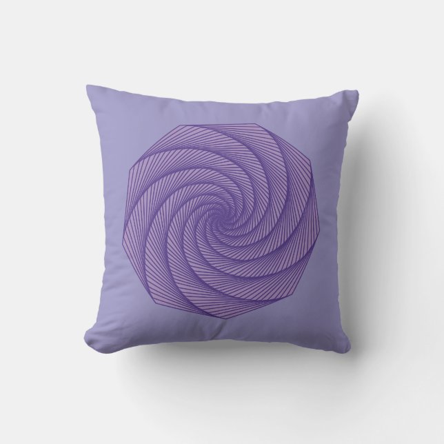 Coussin dessin géométrique (Recto)
