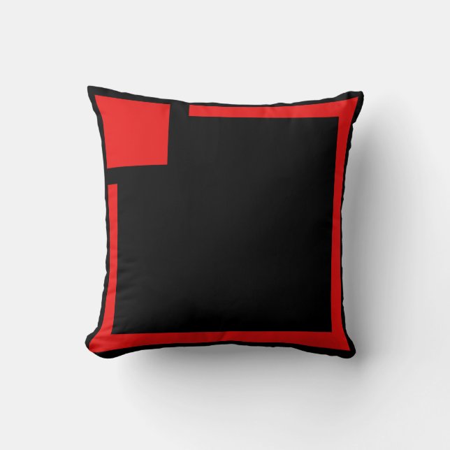 Coussin Dessin géométrique moderne (Recto)