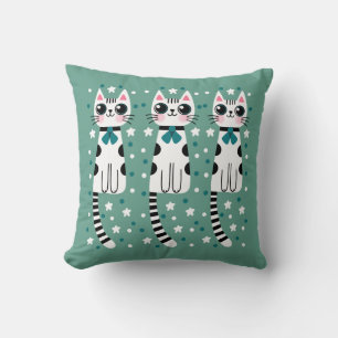 Coussin Dessin Whimsical Quirky Doodé