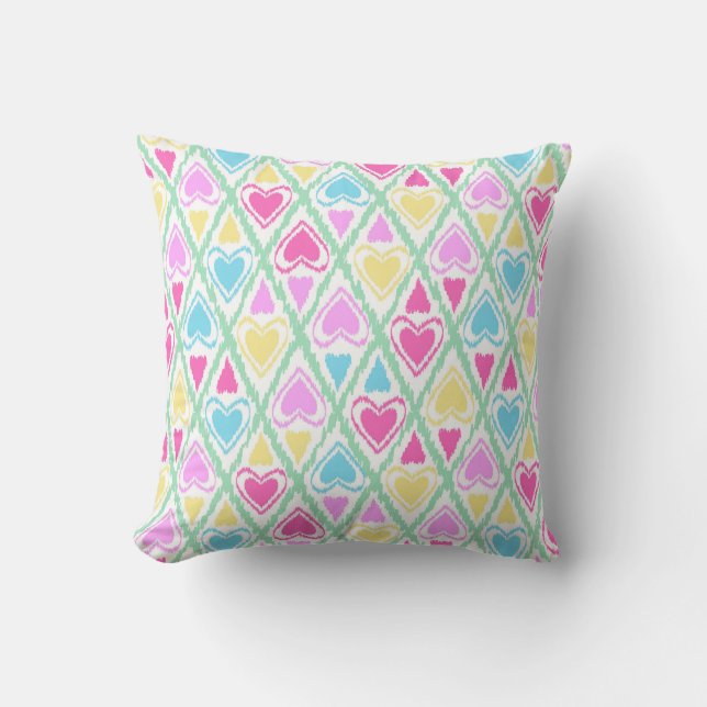 Coussin Dessiner coeur, coeur, amour, Saint Valentin, mari (Recto)