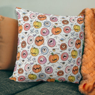 Coussin Dessins amusants de yeux de monstre pour Halloween