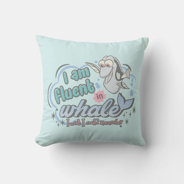 Coussin Destin| Je suis floue dans la bande dessinée de ba (Recto)