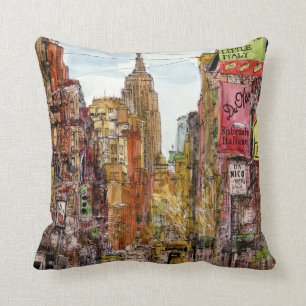 Coussin Destinations   New York City Vue de Little Italy