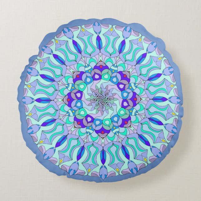 Coussin d'étage Mandala (Devant)