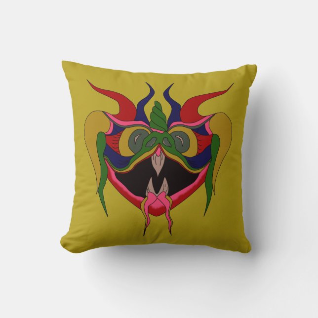 COUSSIN DÉTAILLÉ DRAGON ART CHINOIS IMPRIMER (Recto)