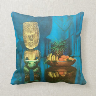 Coussin Détendez-vous - c'est le temps de Tiki !