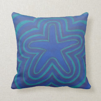 Coussin d'étoile de mer d'ombre (Sharpie coloré)