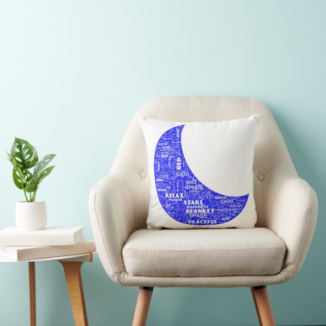 Coussin - deux côtés différents - Word Cloud (Chaise)