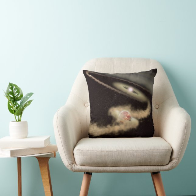 Coussin Deux Exoplanètes Géantes De Gaz Orbitant Une Jeune (Chaise)
