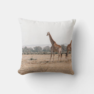 COUSSIN DEUX GIRAFFES